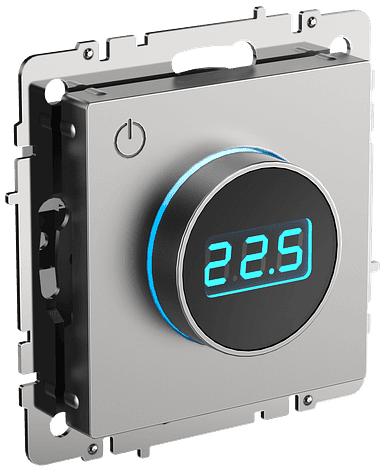 Термостат BRITE Термостат электронный с инд. ТС10-1-БрС сталь IEK фото 1