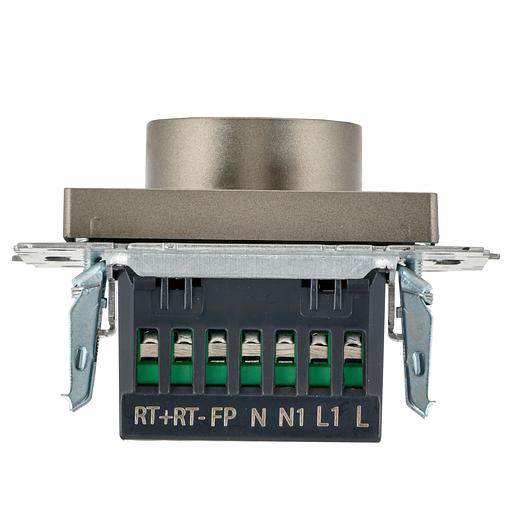 Термостат BRITE Термостат электронный с инд. ТС10-1-БрШ шамп. IEK фото 5