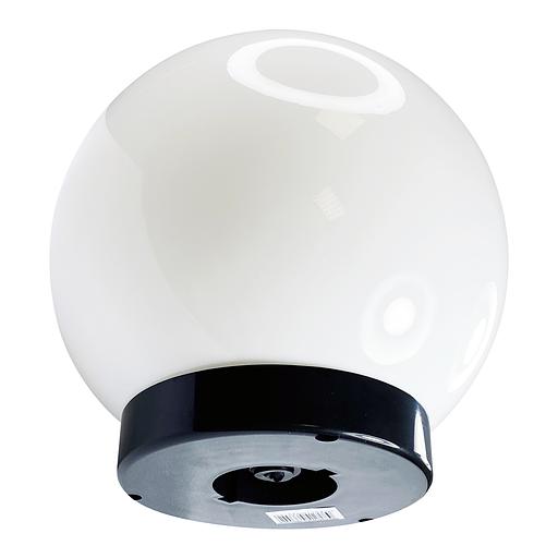 Светильник НТУ-06-60-01 (Шар) d.250 опаловый ПММА/корпус черный фото 2