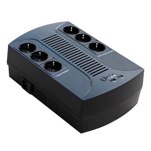 Источник бесперебойного питания (ИБП) Raskat VS-650VA 650VA, 390Вт, 6хCEE 7 фото 1