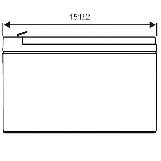 Аккумулятор WBR GP1290 F2 фото 4