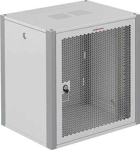 Шкаф коммутационный Sysmatrix (WP 6609.730 ) настенный 9U 600x600мм пер.дв.перфор. 2 бок.пан. 60кг серый 20кг IP20 фото 1