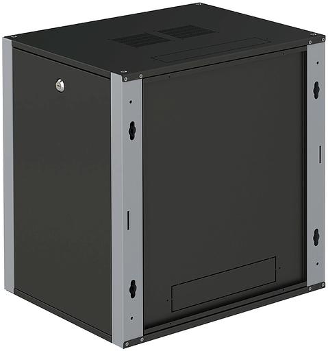 Шкаф коммутационный Sysmatrix (WP 6612.930 ) настенный 12U 600x600мм пер.дв.перфор. 2 бок.пан. 60кг серый 24кг IP20 фото 3