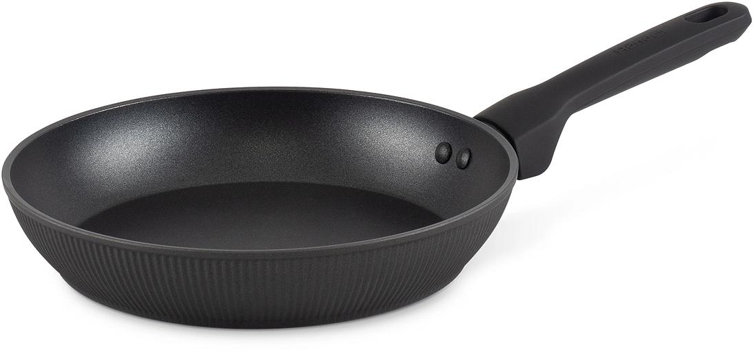 Сковорода Rondell Shell RDA-1926 круглая 26см покрытие: Xylan Plus ручка несъемная (без крышки) темно-серый фото 1