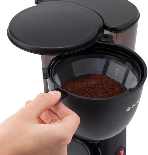 Кофеварка капельная Vitek VT-1500 600Вт фото 2