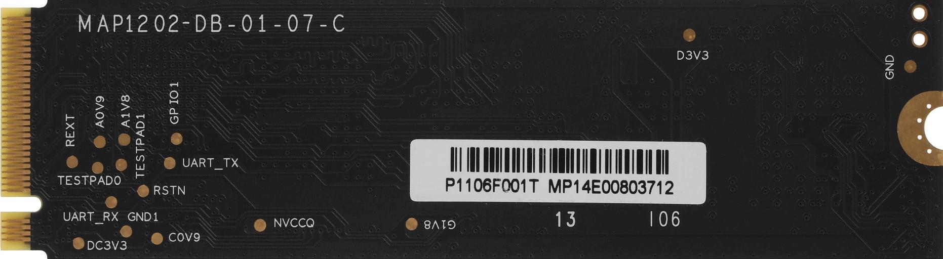 Накопитель SSD AMD PCIe 3.0 x4 1TB R3MP31024G8 Radeon M.2 2280 фото 2