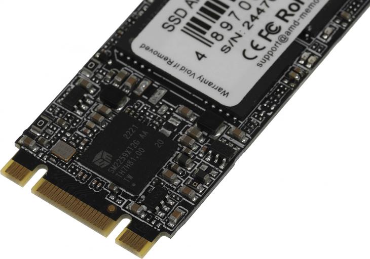 Накопитель SSD AMD SATA 960GB R3MS0960G8 Radeon mSATA фото 2