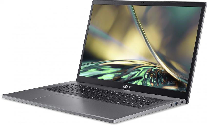 Ноутбук Acer Aspire 3 A317-55P-C3XL N100 8Gb SSD512Gb Intel UHD Graphics 17.3" IPS FHD (1920x1080) noOS silver WiFi BT Cam (NX.KDKCD.00J) фото 2