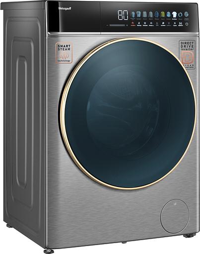 Стиральная машина Weissgauff WMD 58411 Direct Drive Inverter Premium Steam Stee загр.фронтальная макс.:11кг (с сушкой) нержавеющая сталь фото 4