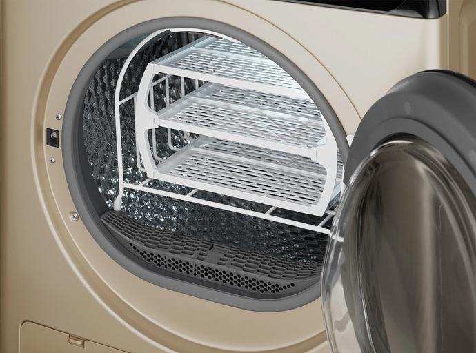 Сушильная машина Weissgauff WD 6010 Heat Pump макс.загр.:10кг золотистый (434771) фото 9