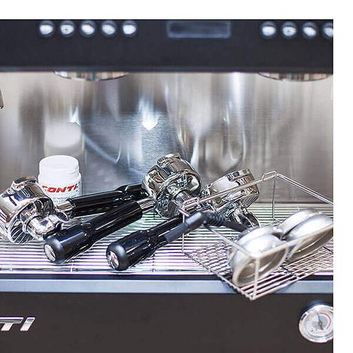 Кофемашина эспрессо рожковая Conti CС200 С Дисплеем 2 Группы фото 3