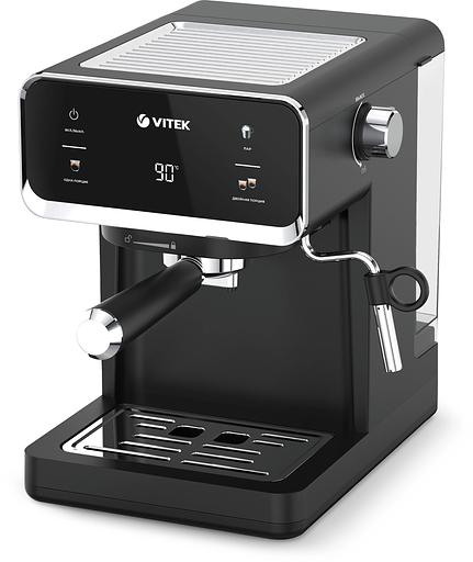 Кофеварка рожковая Vitek VT-1516 1000Вт черный фото 1