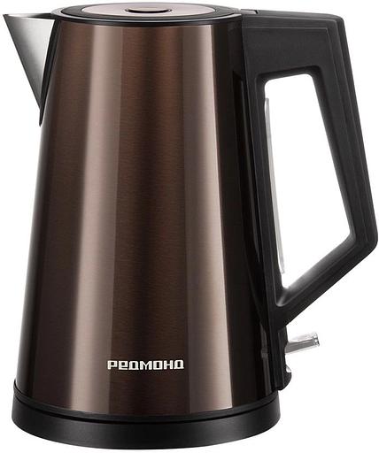 Чайник электрический Redmond KM244 1.7л. 2200Вт коричневый корпус: стекло фото 1
