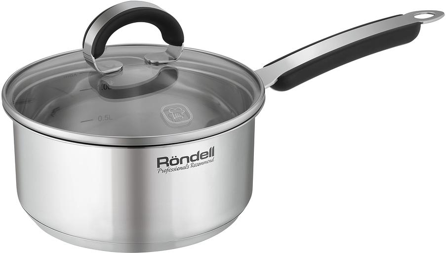 Ковш Rondell Brando RDS-1803 1.3л. d=16см (с крышкой) фото 1