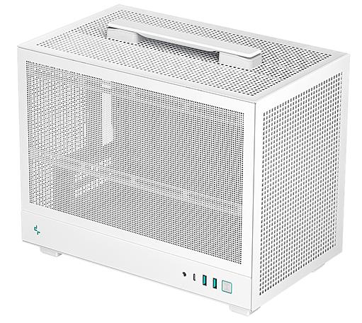 Компьютерный корпус Deepcool CH160 MESH WH без БП, белый, MINI-ITX фото 1