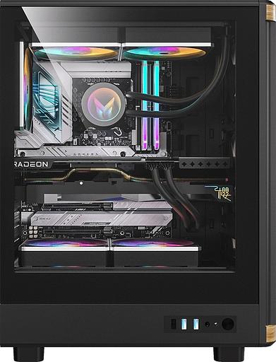 Корпус Formula TimberLine T1 черный без БП ATX 4x120mm 1xUSB2.0 1xUSB3.0 1xUSB3.1 audio bott PSU фото 3