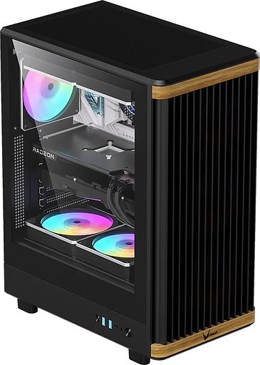 Корпус Formula TimberLine T1 черный без БП ATX 4x120mm 1xUSB2.0 1xUSB3.0 1xUSB3.1 audio bott PSU фото 4