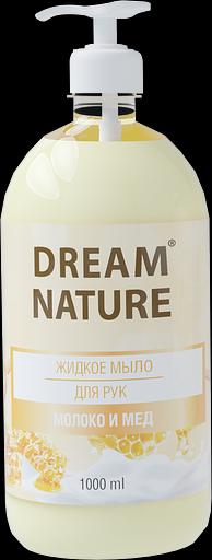 Жидкое мыло для рук "Молоко и мед", Dream Nature, 1000 мл фото 1