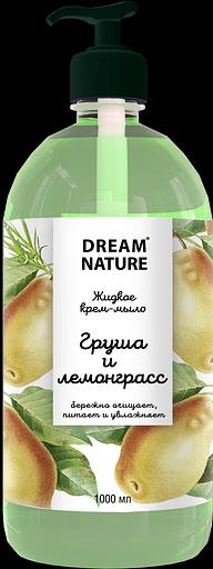 Жидкое мыло для рук "Груша и лемонграсс", Dream Nature, 1000 мл фото 1