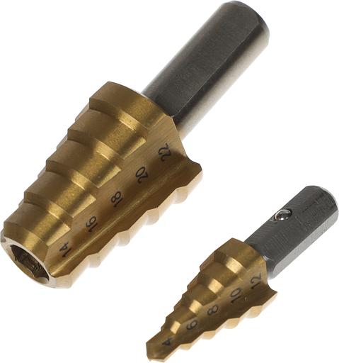 Сверло ступенчатое составное, ЗУБР, ПРОФЕССИОНАЛ, 29673-4-22 фото 1