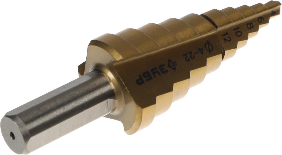 Сверло ступенчатое составное, ЗУБР, ПРОФЕССИОНАЛ, 29673-4-22 фото 4