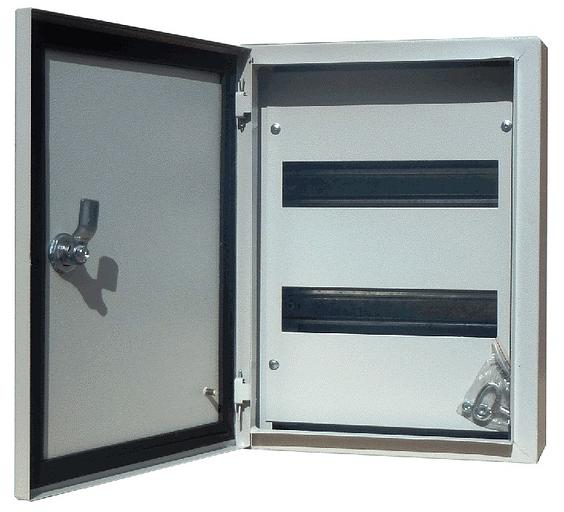 Корпус метал. навес. 400х300х120 24мод. IP54 ЩРН-24 DEKraft 30251DEK фото 1