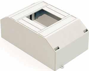 Корпус пластиковый навес. 2-4мод. IP30 бел. DEKraft 31031DEK фото 2