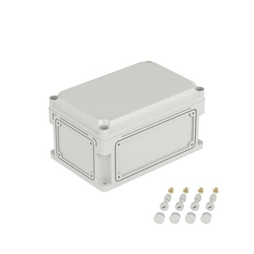 Корпус пластиковый 300х200х160 IP67 (крыш. 35 выб. фланец) ДКС 532310 фото 1