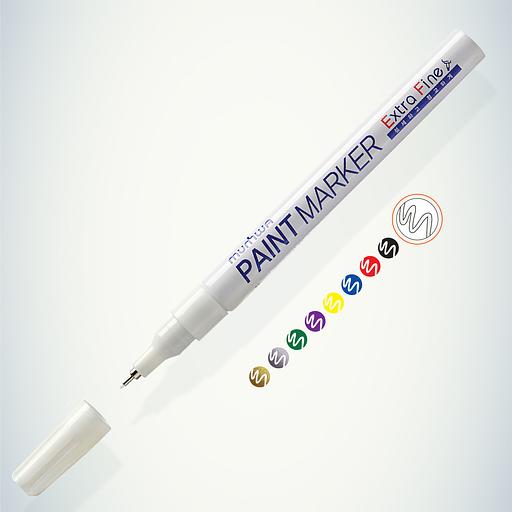 Маркер-краска Extra Fine 1мм нитро-основа бел. MunHwa Б0048236 фото 1