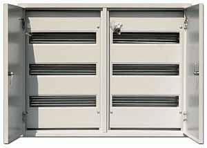 Корпус металлический навесной двудверный ЩРН-90 IP31, 90 модулей, 520х685х120 фото 2