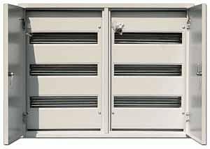 Корпус металлический навесной двудверный ЩРН-90 IP31, 90 модулей, 520х685х120 фото 3