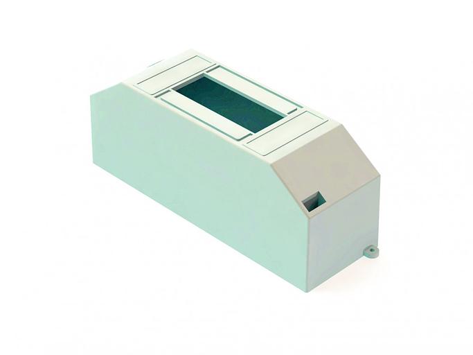 ЩРН-П-1/2 Белый Корпус модульный пластиковый IP30, 1-2 модуля навесной фото 1