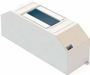 ЩРН-П-1/2 Белый Корпус модульный пластиковый IP30, 1-2 модуля навесной фото 3