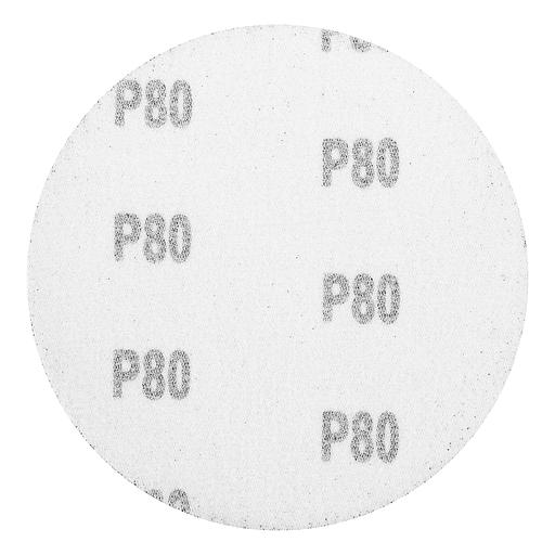 Круг абразивный MATRIX на ворсовой подложке под "липучку", P 80, 125 мм, 10 шт.// 73845 фото 3