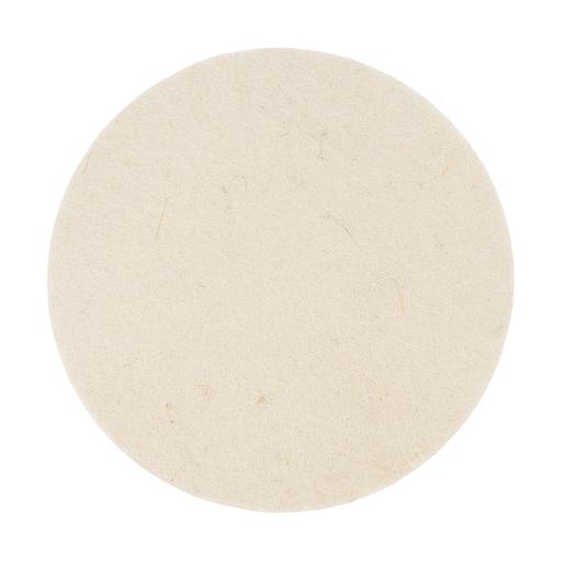 Диск MATRIX полировальный из натурального войлока, "под липучку" 125x7 мм// 75925 фото 1