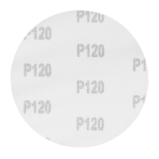 Круг абразивный MATRIX на ворсовой подложке под "липучку", P 120, 125 мм, 10 шт. 73855 фото 2