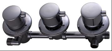 Смеситель 3 реж. для душевой кабины термостат фото 1