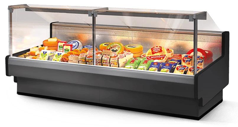 Холодильная витрина Brandford AURORA SQ Открытый угол 45-90 вентилируемая фото 1