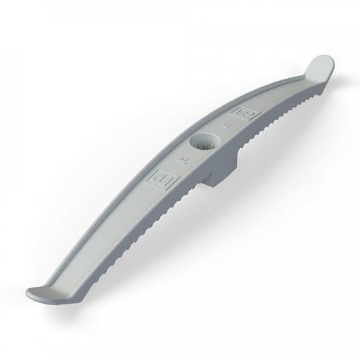 Держатель кабеля двусторонний для прямого монтажа (уп.20шт) сер. Промрукав PR13.0382 фото 1