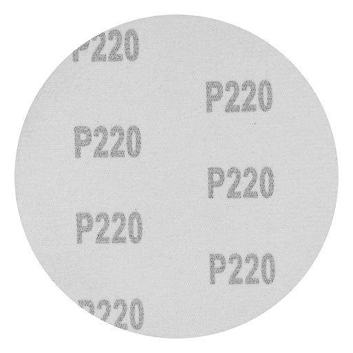 Круг абразивный на ворсовой подложке под "липучку", P 220, 125 мм, 10 шт.// Matrix фото 2