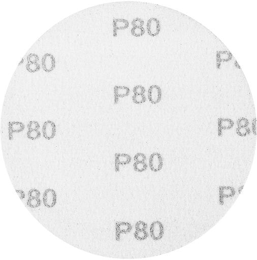 Круг абразивный на ворсовой подложке под "липучку", P 80, 115 мм, 10 шт.// Matrix фото 3