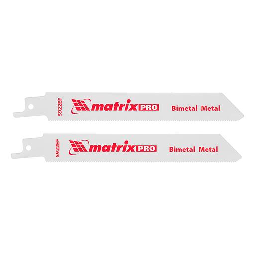Полотна по металлу для сабельной пилы S922EF 125 / 1,4 мм, Bimetal, 2 шт., PRO// Matrix фото 1