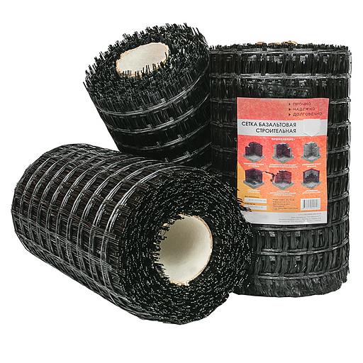 Базальтовая кладочная сетка 25×25 мм 0.30×50 м опт фото 1