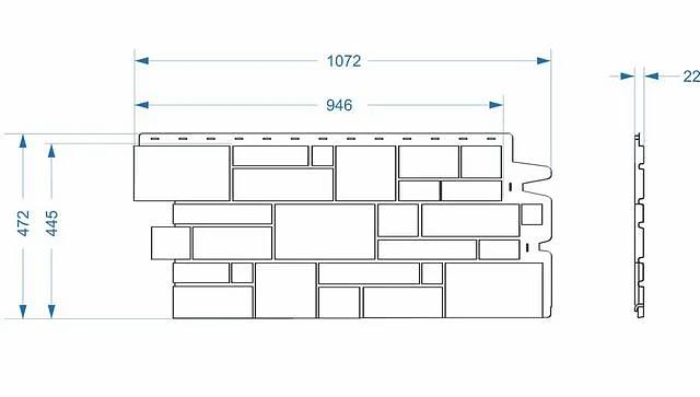 Фасадная панель под мрамор Burg «Льняной» опт фото 2