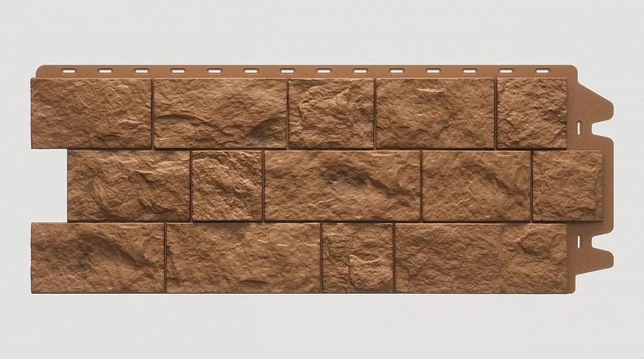 Фасадная панель под камень Fels «Терракотовый» опт фото 2