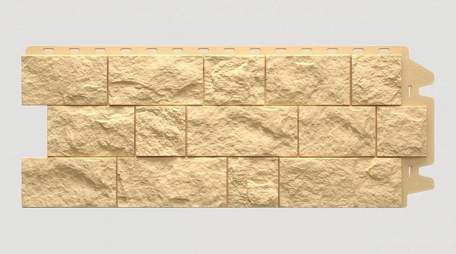Фасадная панель под камень Fels «Слоновая кость» опт фото 2