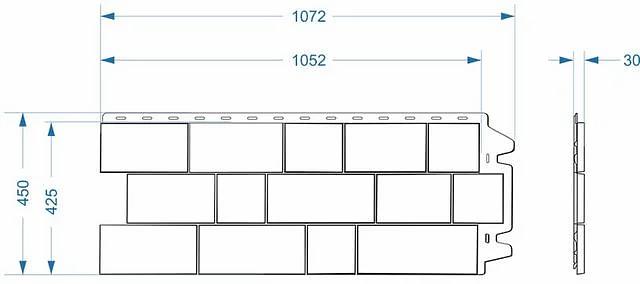 Фасадная панель под камень Fels «Ржаной» опт фото 3