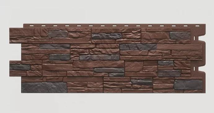 Фасадная панель под песчаник Stein «Тёмный орех» опт фото 2