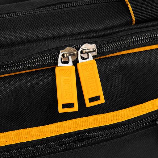 Сумка для инструмента, 400х170х300 мм, 3 отделения, 28 карманов, наплечный ремень// Denzel фото 8