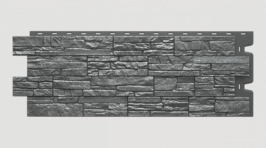 Фасадная панель под песчаник Stein «Антрацит» опт фото 2